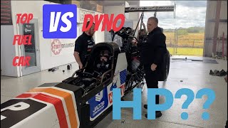 TOP FUEL CAR ON A DYNO!!!!! HOW MUCH HP???