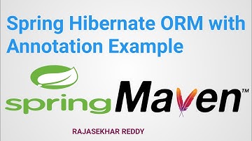 Spring Hibernate ORM Maven with Annotation by using MVC Architecture | Spring ORM Maven Example