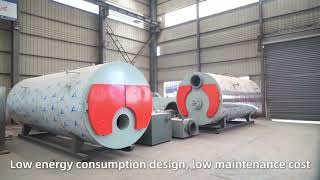 🚀WNS oil/gas fired boiler: High efficiency + Low cost + Environmental protection.🔥