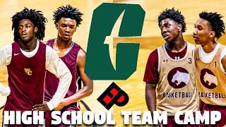 West Charlotte Vs Cannon School: Heated Match Up At UNCC High School Team Camp!