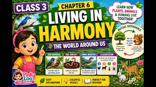 Class 3 EVS | Living in Harmony | Chapter 6 | The World Around Us
