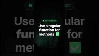 Stop Misusing Arrow Functions in JavaScript ❌ #javascript #coding #programming #shots
