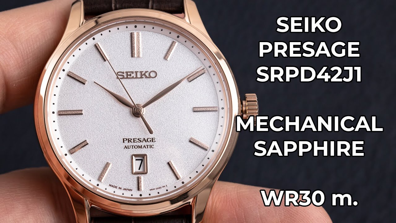 Мужские механические часы Seiko Presage SRPD42J1 от магазина Viptime.ru -  YouTube
