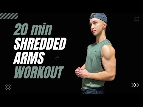 20 min SHREDDED Arms Workout - Dumbbells