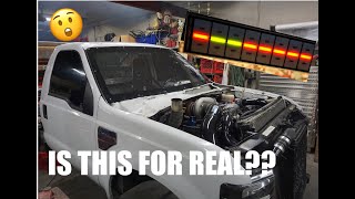 Powerstroke W/ Push Button Start??