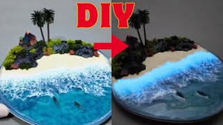 “Miniature Luminous Beach That Glows at Night! | DIY Tutorial”