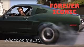 Will the DeLorean, Bullitt Mustang, Ferris Bueller's Ferrari & Black Ghost Always Be Iconic?