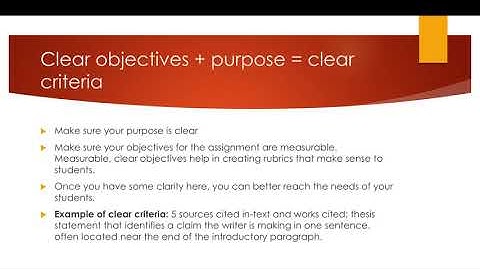 WL Orientation Video on Assignment Design