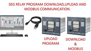 SEG Relay Program Upload & Download | Modbus Communication Setup | MCDGV4 HighPROTEC