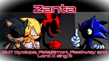 ShapeShifter (Zanta Remix/Christered but Cyclops, FatalError, Fleetway and LordX sing it)(FNF Cover)