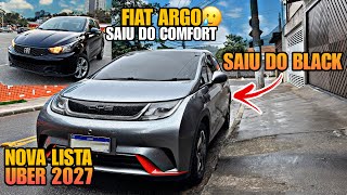 New 2027 Uber Black and Comfort car list ✅