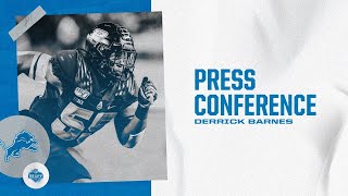 Detroit Lions Media Availability: May 1, 2021 | Derrick Barnes