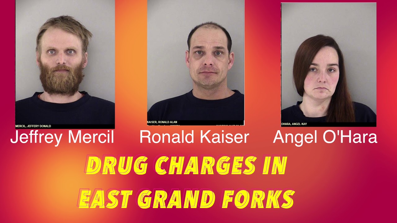 Three Facing A Drug Charge In East Grand Forks - YouTube