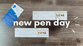New Pen Day | Unboxing my first BENU pens