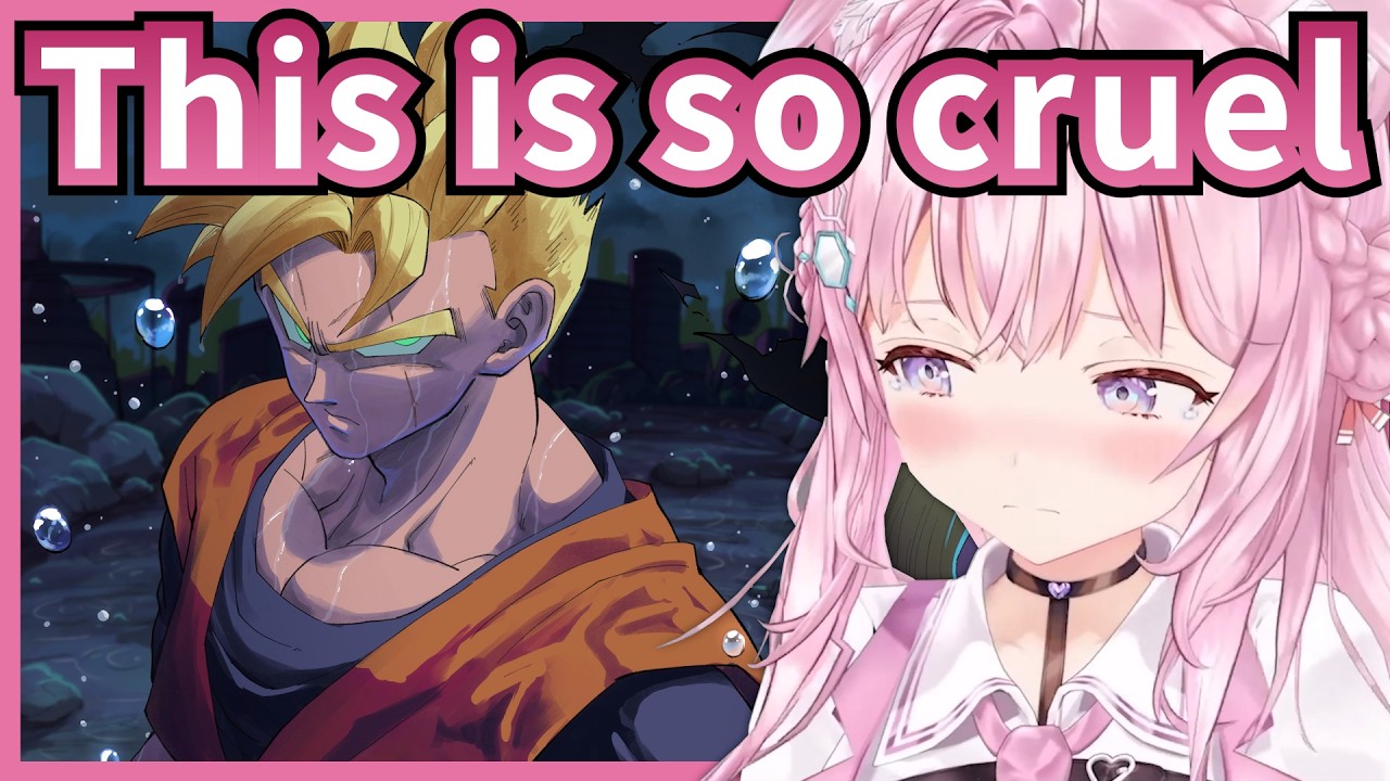 Koyori Emotionally Reacts To Future Gohan's Last Stand 【Hololive / Eng Sub】