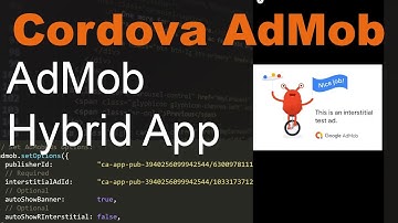 Cordova plugin admob install with example | cordova admob install with demo | cordova admob android.