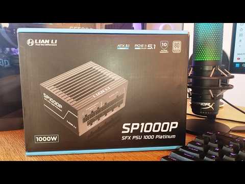 Lian Li SP1000P SFX PSU 1000W Platinum - Unboxing