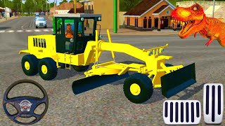 🔴MOTOR GRADER DRIVING BUSSID MOD - In BUS SIMULATOR INDONESIA || ANDROID GAMEPLAY #69 GAME VIDEO screenshot 3