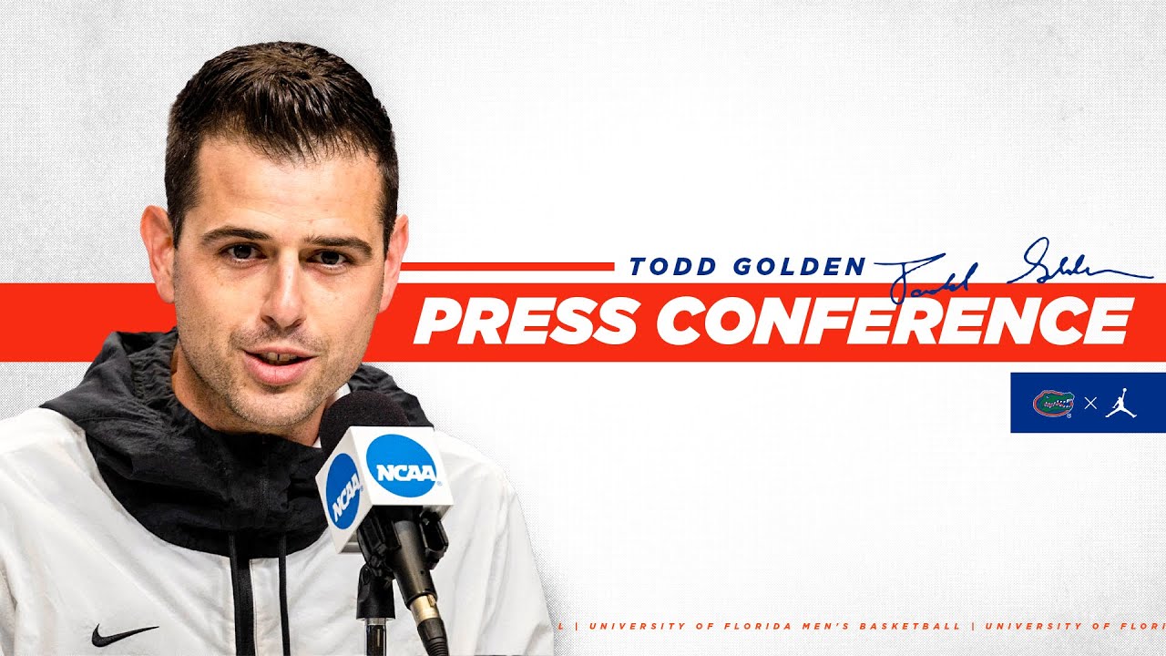 Coach Todd Golden - Introductory Press Conference - Florida Gators Men's  Basketball - YouTube