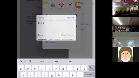 Canvas on iPad: How To Submit a Google Doc