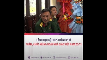 Lãnh đạo Bộ CHQS thành phố thăm, chúc mừng Ngày Nhà giáo Việt Nam 20/11