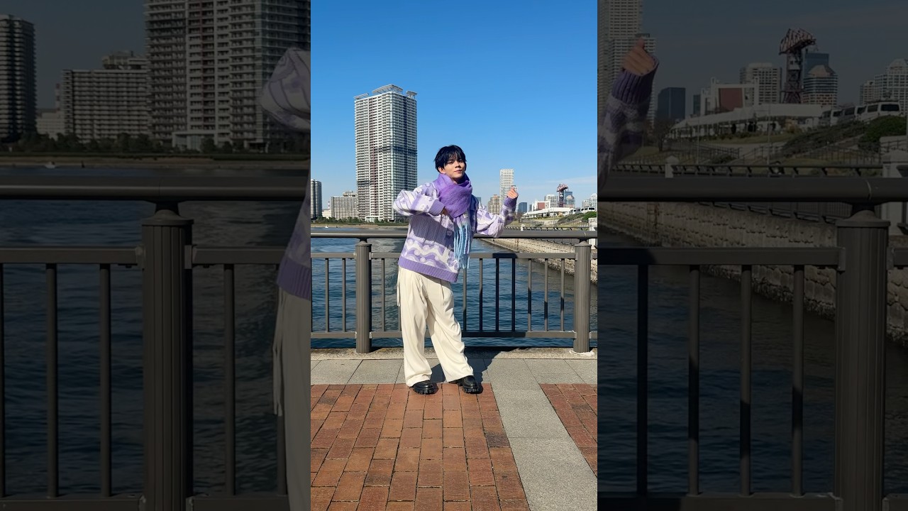 萌え袖マフラー 🧣西野陽向ver.💜『恋は盲目というくらいにはキミが