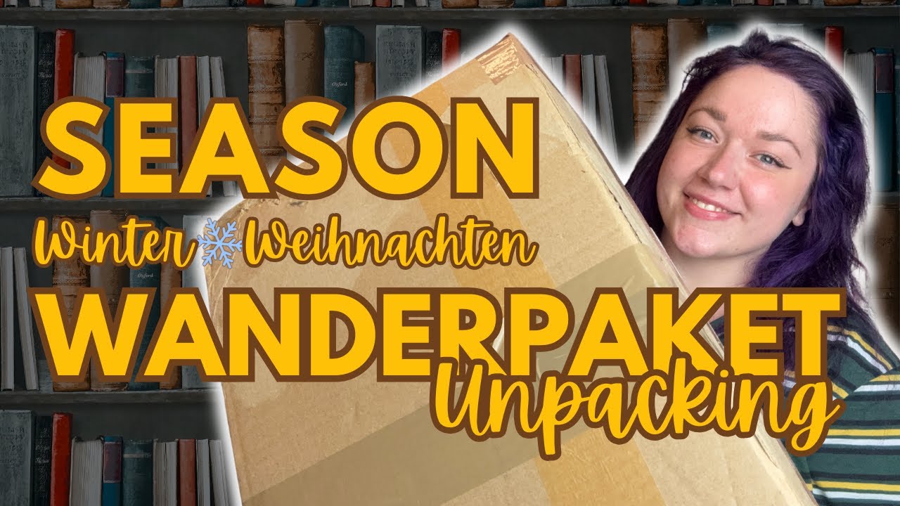 WANDERPAKET UNBOXING von @Himbeere liest 🤩 | Winter- und Weihnachtsbücher im Unpacking | Bookhaul