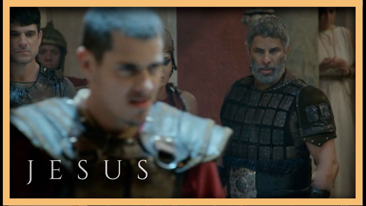 Longinus e Shabaka se enfrentam na luta de gladiadores | NOVELA JESUS
