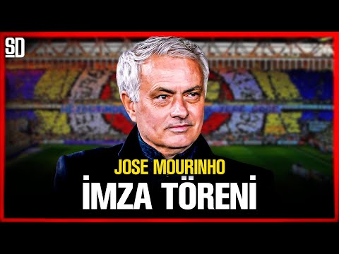 FENERBAHÇE, JOSE MOURINHO İLE TARAFTARIN ÖNÜNDE SÖZLEŞME İMZALIYOR