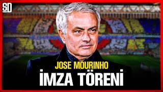 Fenerbahçe Jose Mourinho İle Taraftarin Önünde Sözleşme İmzaladi