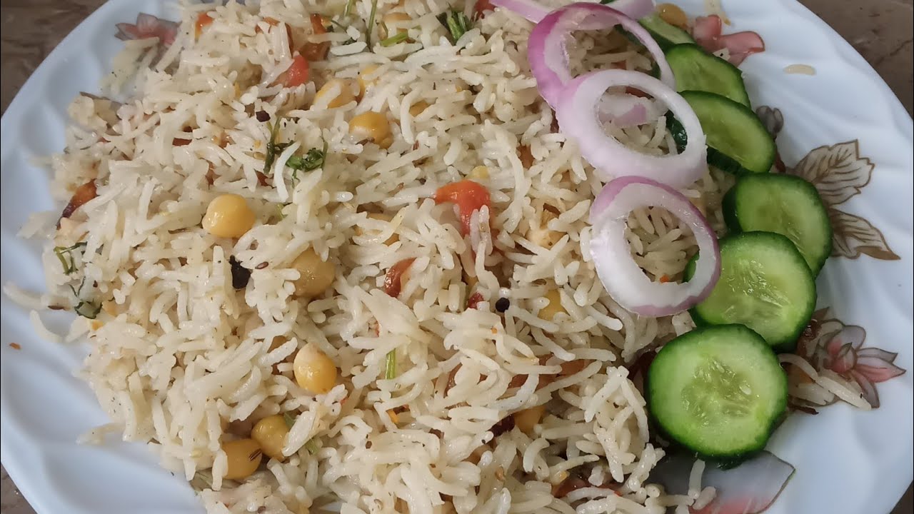 Normal Channa Rice Channa Pulao Recipe By Sherii Cooking Ideas||Channa Rice Recipe|| - YouTube