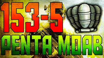 MW3: 153-5 Penta MOAB with INSANE Magic Trick!!!