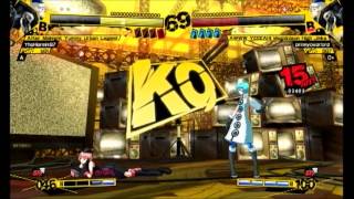 Persona 4 Arena Replays - 21 You Cant Fire Me!!