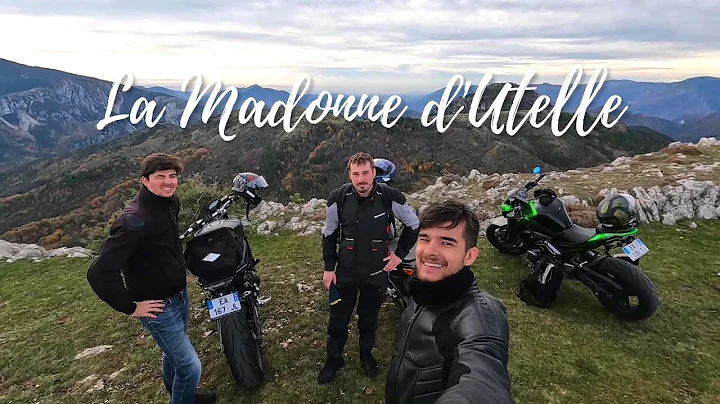 La Madonne d'Utelle en MOTO au petit matin