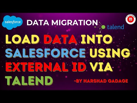 Load Contacts into Salesforce Using External ID |  Real-Time Mapping #salesforce #talend