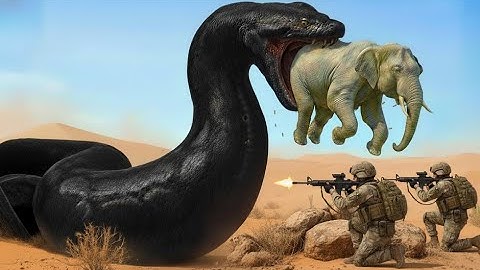 Huge Python Attacks Elephant – Shocking Real Jungle Footage
