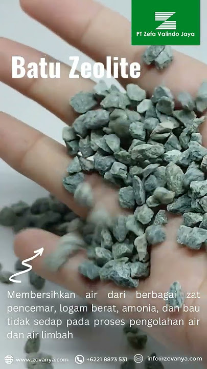 Batu zeolite penjernih air / air limbah. #zeolite #air #mediafilter #filter #logam #waterfiltration