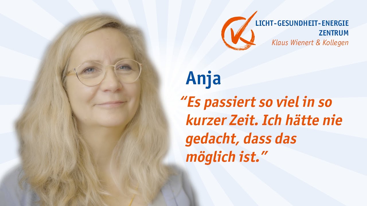 Anja Interview Licht Gesundheit Energie Zentrum - YouTube