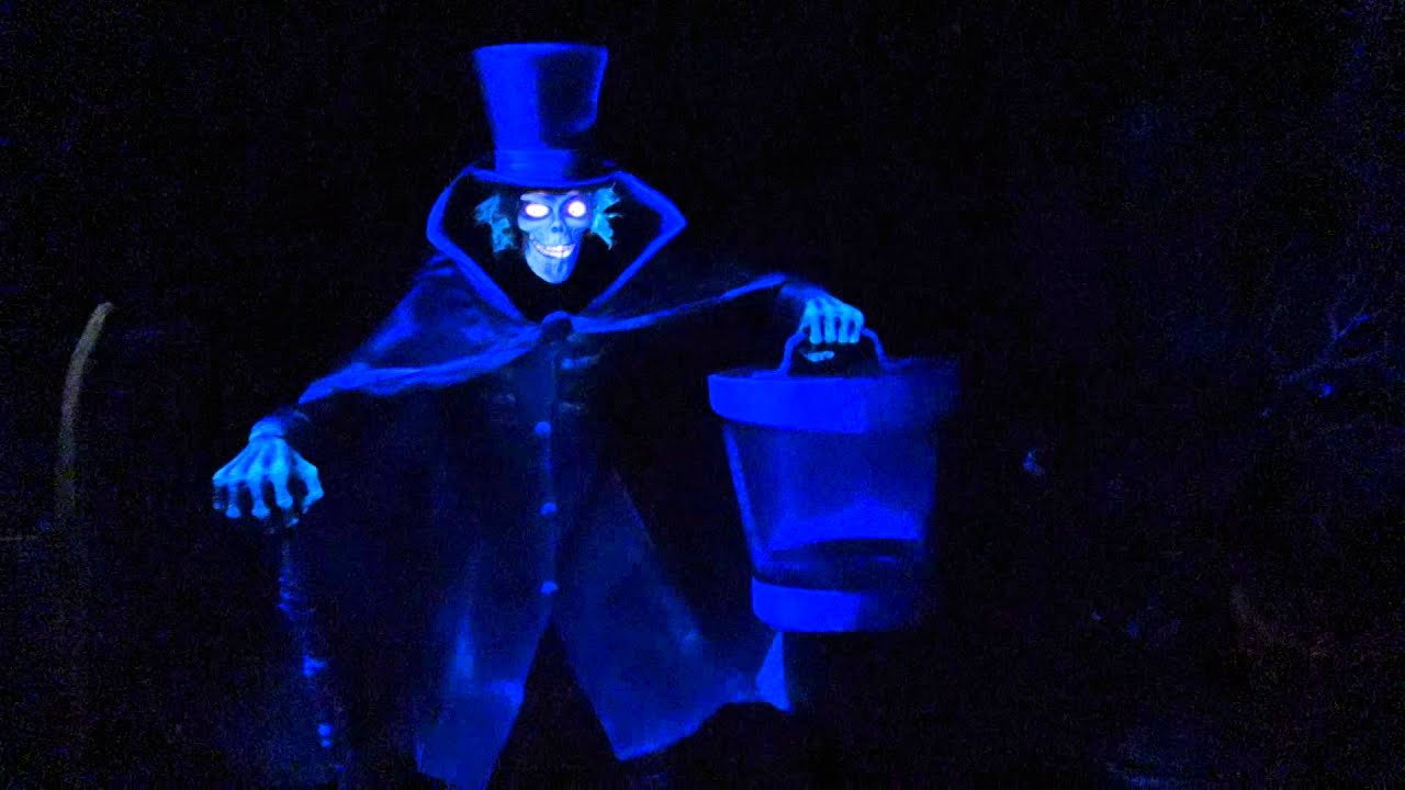 Hatbox Ghost Returns to Haunted Mansion Disneyland HD 1080 YouTube