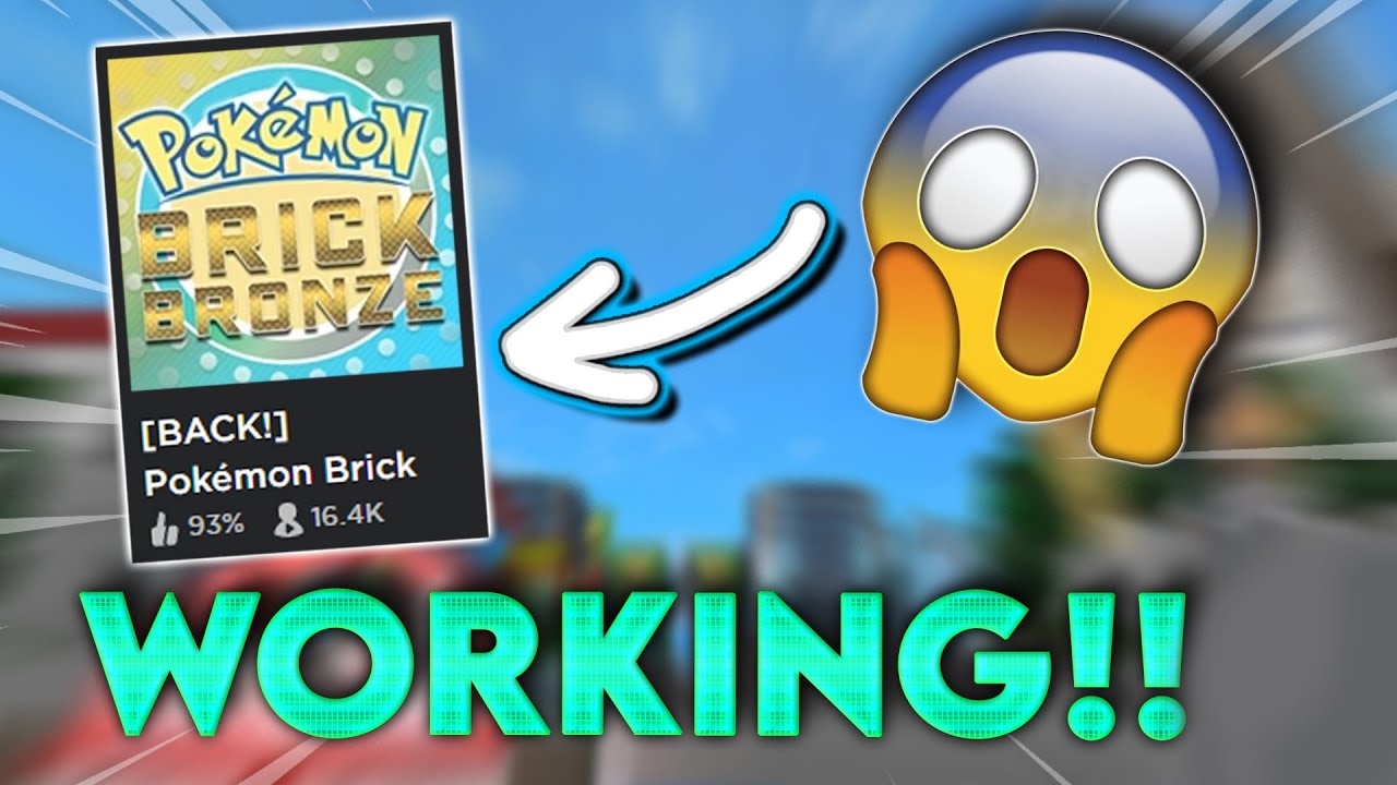 Working* How to PLAY Pokemon Brick Bronze In 2023! (Roblox) 