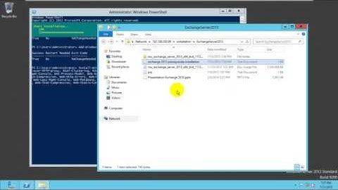 install exchange server 2013 in window server 2012; exchange 2013 complete install in server 2012