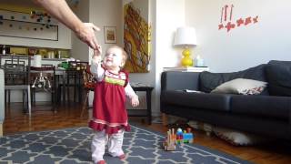 Time-Lapse of Baby Learning to Walk