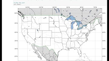 Plotting Shapefiles and NetCDF Data with Python (Matplotlib, Cartopy, and Xarray)
