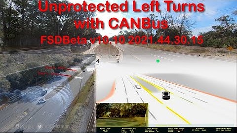 FSDBeta v10.10 - Unprotected Left Turns with CANBus Data