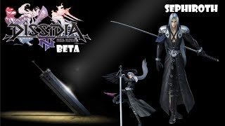 Final Fantasy Dissidia NT PS4 Beta | Sephiroth Showcase