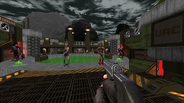 T64 Weapons - E1M3 : Toxin Refinery Remake | Doom Mod | 4K