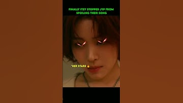 Finally itzy stopped jyp from spoiling their song #shorts #kpop #itzy #ryujin #jyp