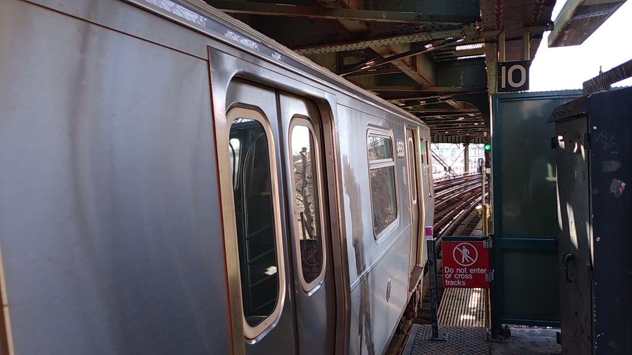 [MTA]:NIS Alstom R160A-2 train @ West 8th Street- New York Aquarium
