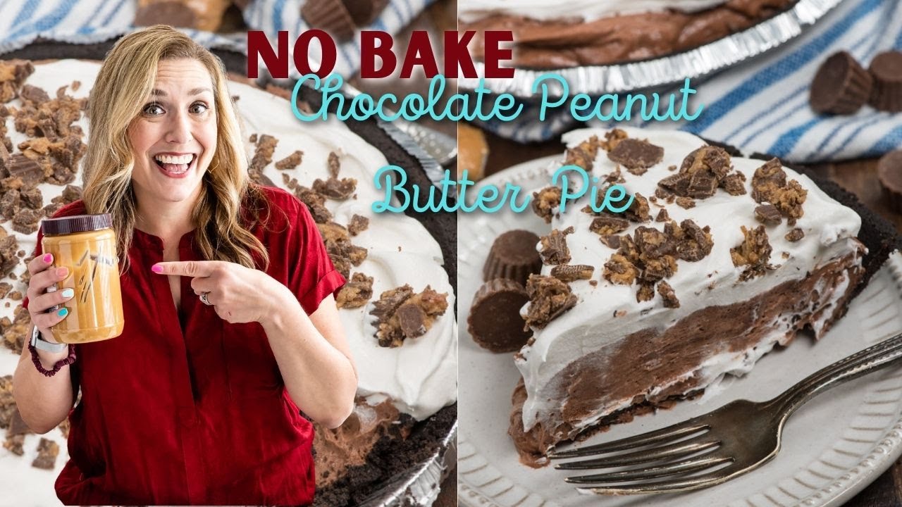 No Bake Chocolate Peanut Butter Pie