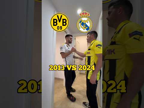 BORUSSIA DORTMUND 2013 vs REAL MADRID 2024 #footballfunny #realmadrid2024 #bvb #dortmund  #uclfinal